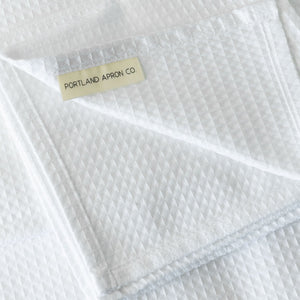 Organic Cotton Waffle Bathroom Towels