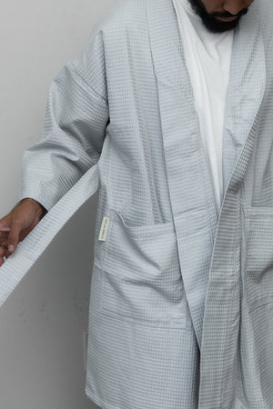 Organic Cotton Waffle Bathrobe